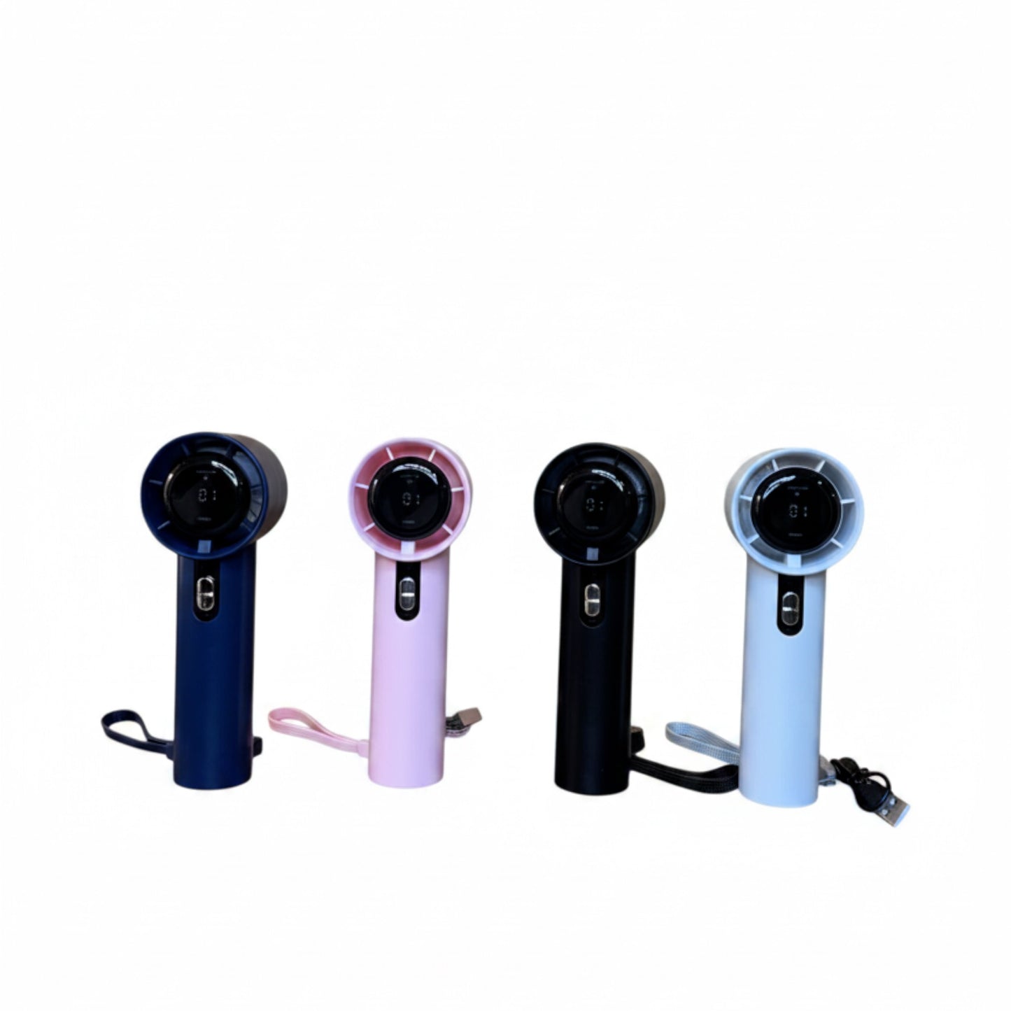 Portable Handheld Electric Fan – Rechargeable Mini Cooling Fan