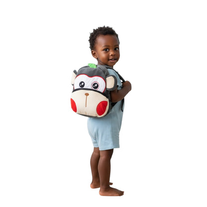 🐻 Cute Cartoon Animal Plush Backpack – Your Child’s New Favourite Friend