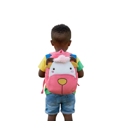 🐻 Cute Cartoon Animal Plush Backpack – Your Child’s New Favourite Friend