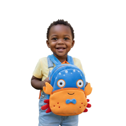 🐻 Cute Cartoon Animal Plush Backpack – Your Child’s New Favourite Friend