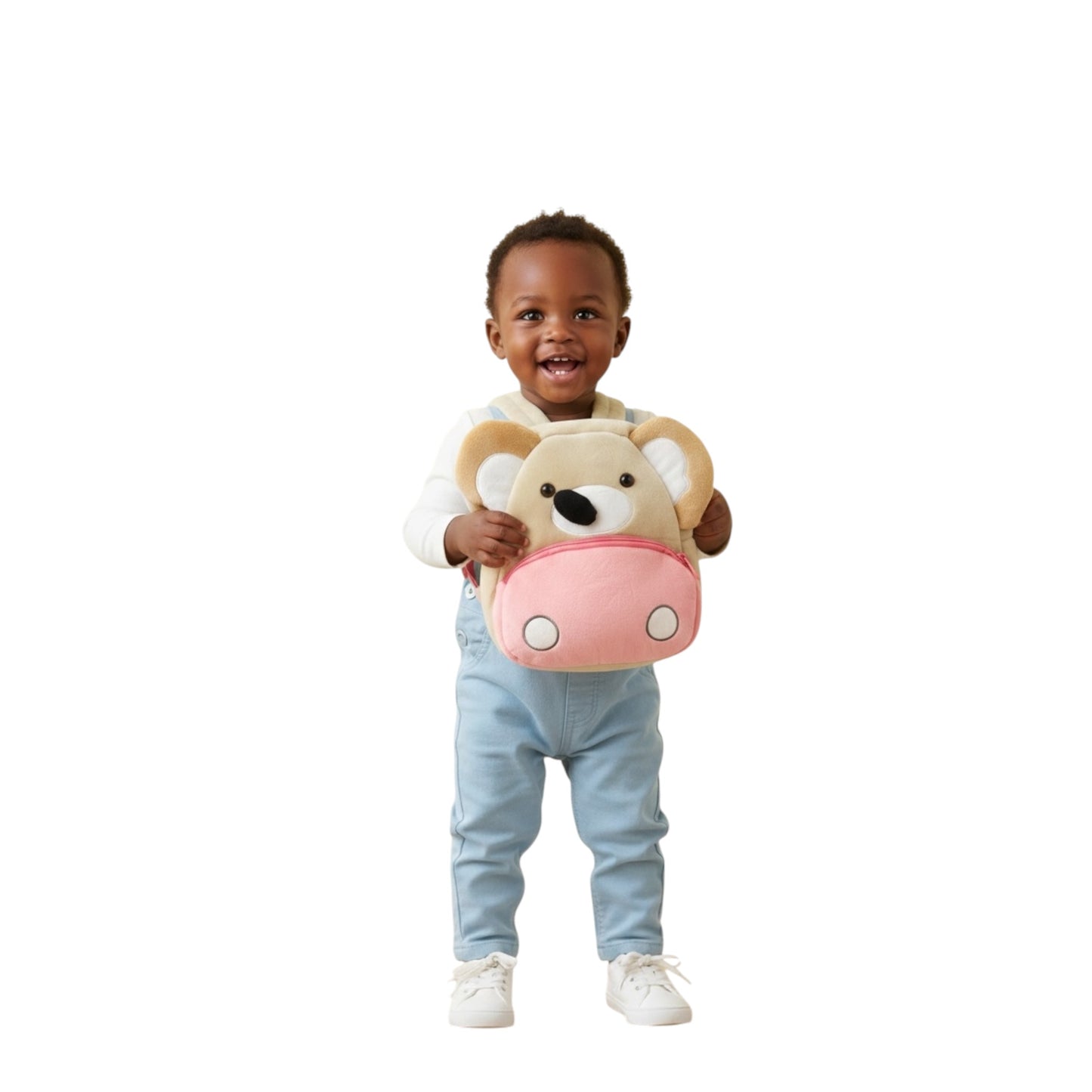🐻 Cute Cartoon Animal Plush Backpack – Your Child’s New Favourite Friend