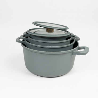 The Chef’s Pride 15-Piece Granite Cookware Set