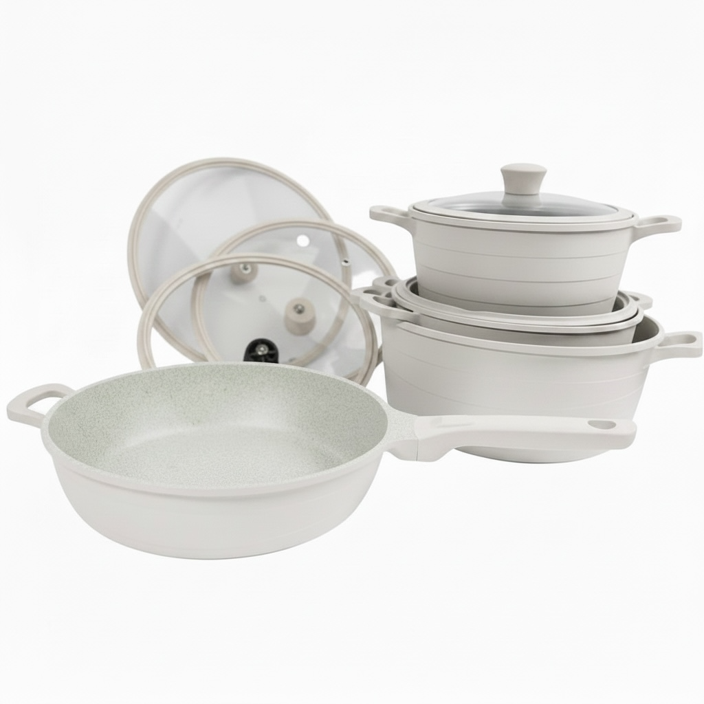 The Chef’s Pride 15-Piece Granite Cookware Set