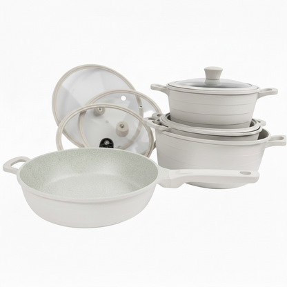 The Chef’s Pride 15-Piece Granite Cookware Set