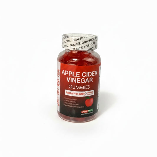 Apple Cider Vinegar Gummies, 500mg per Gummy, 60 Count, Vegan, Non-GMO
