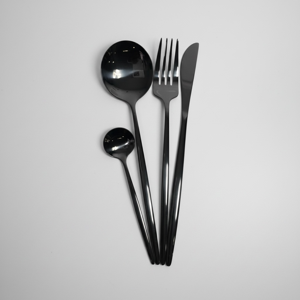 16-Piece Modern  Stainless Steel Cutlery Set