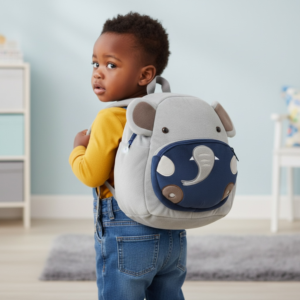 🐻 Cute Cartoon Animal Plush Backpack – Your Child’s New Favourite Friend