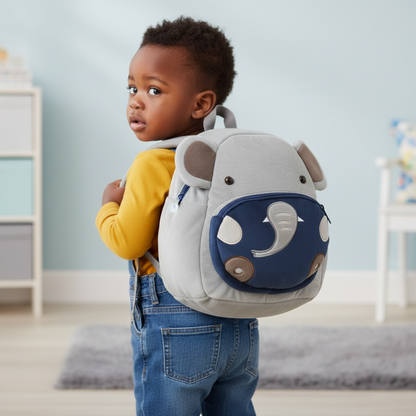 🐻 Cute Cartoon Animal Plush Backpack – Your Child’s New Favourite Friend
