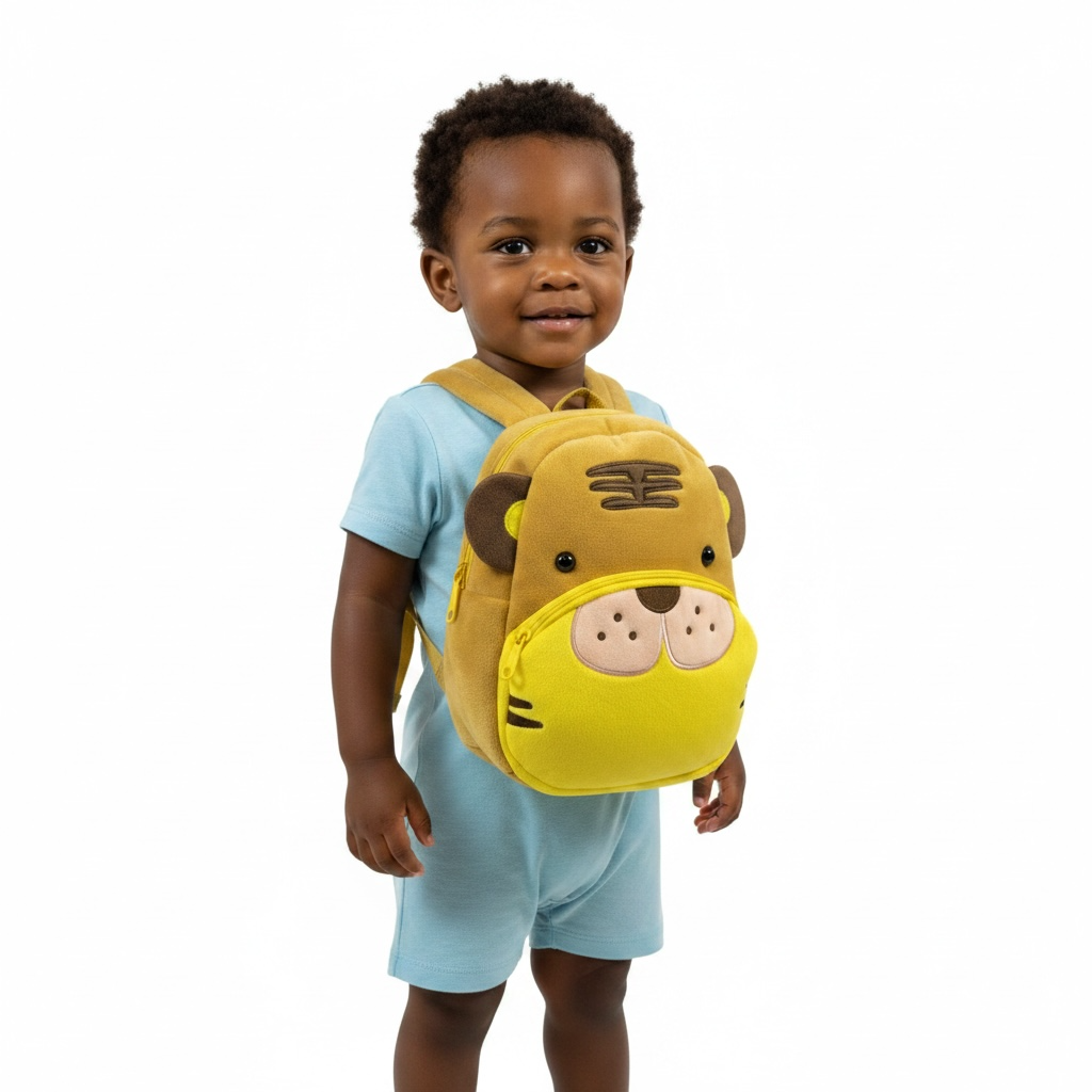 🐻 Cute Cartoon Animal Plush Backpack – Your Child’s New Favourite Friend