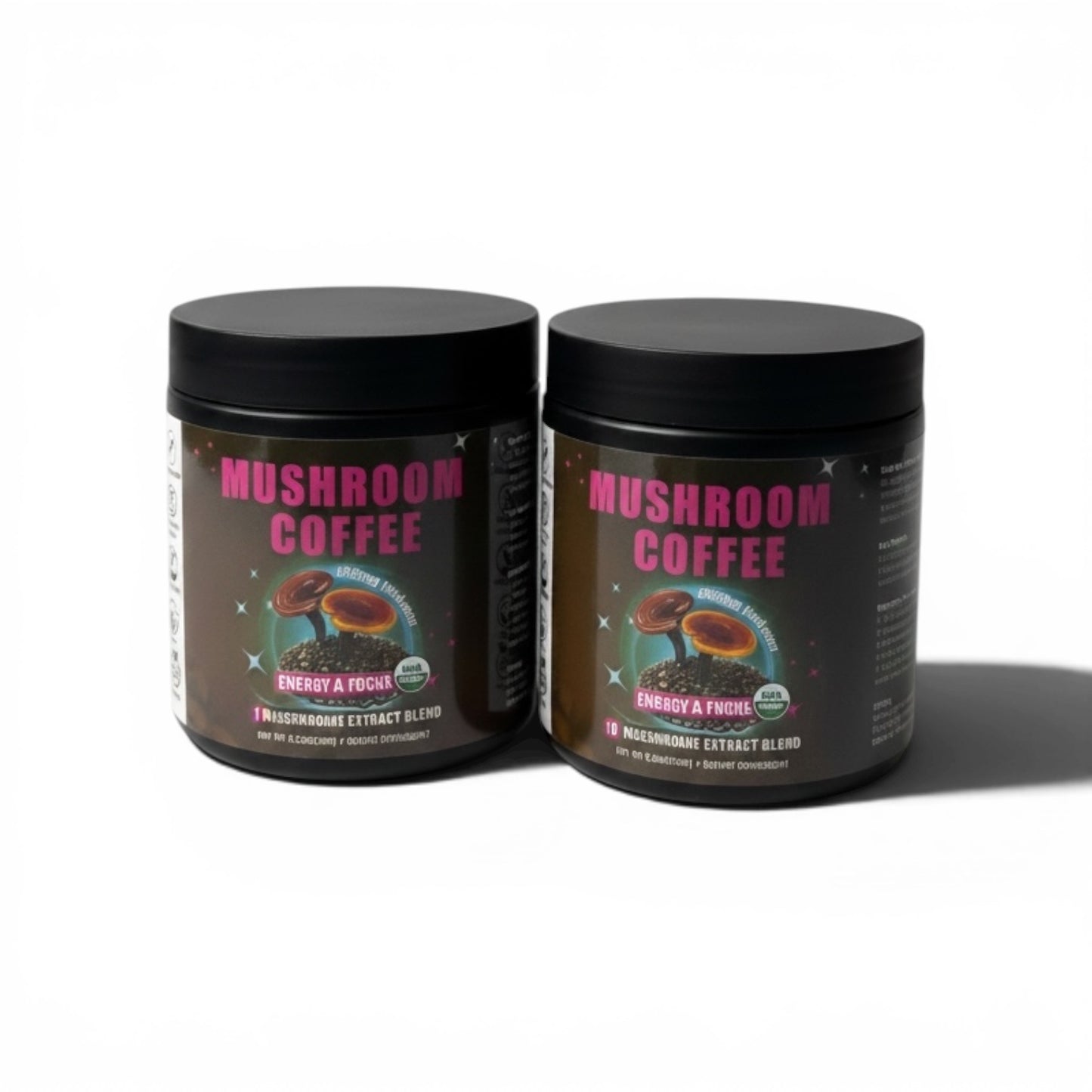 Organic Mushroom Coffee – Lions Mane + 10 Mushroom Extract Blend (180g)