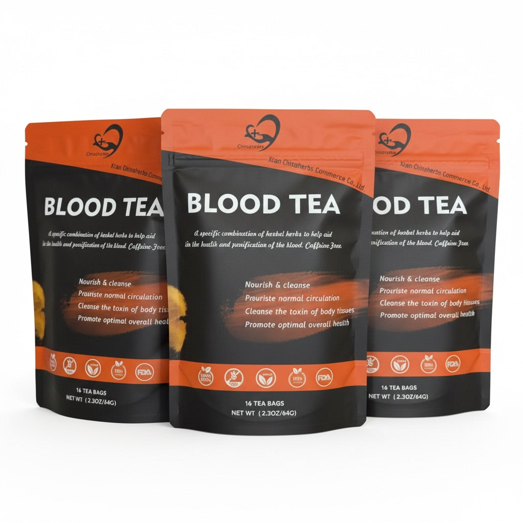Blood Tea – Herbal Detox & Circulation Support (16 Tea Bags | 64g)