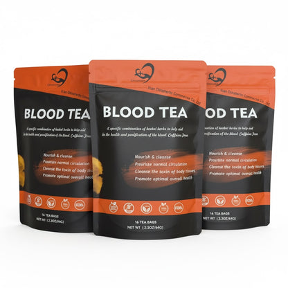 Blood Tea – Herbal Detox & Circulation Support (16 Tea Bags | 64g)