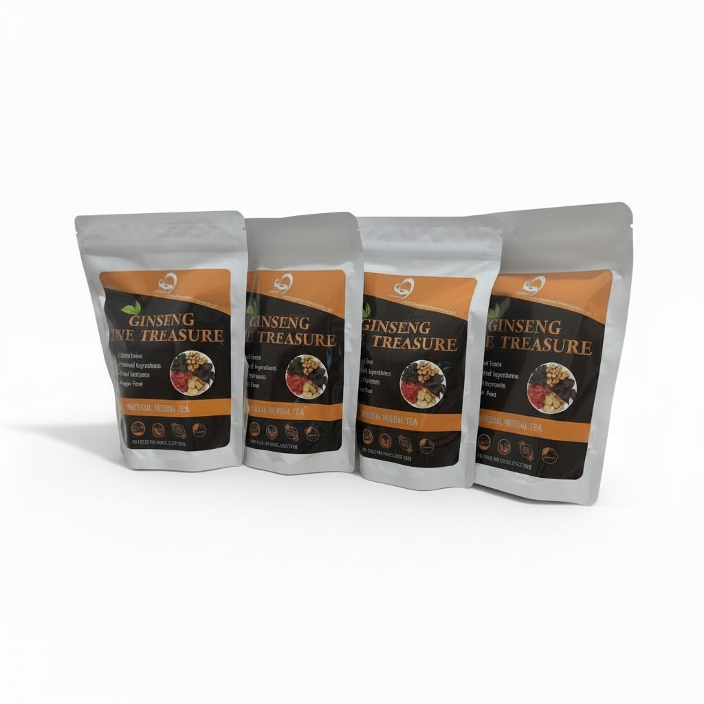 Ginseng Five Treasure Herbal Tea – Natural Daily Energy & Wellness
