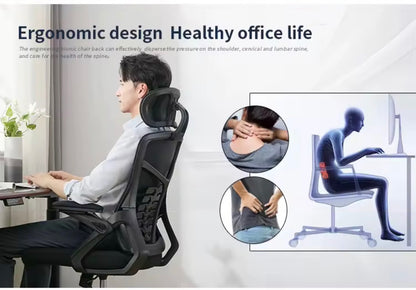 Ergonomic Office Chair – Swivel, Durable, Adjustable, Breathable & Comfortable