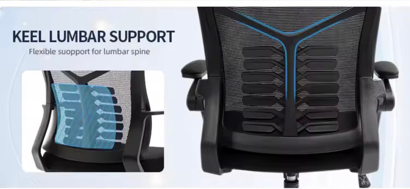 Ergonomic Office Chair – Swivel, Durable, Adjustable, Breathable & Comfortable