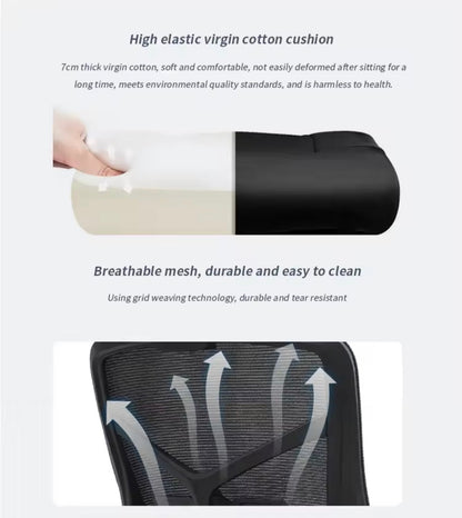 Ergonomic Office Chair – Swivel, Durable, Adjustable, Breathable & Comfortable
