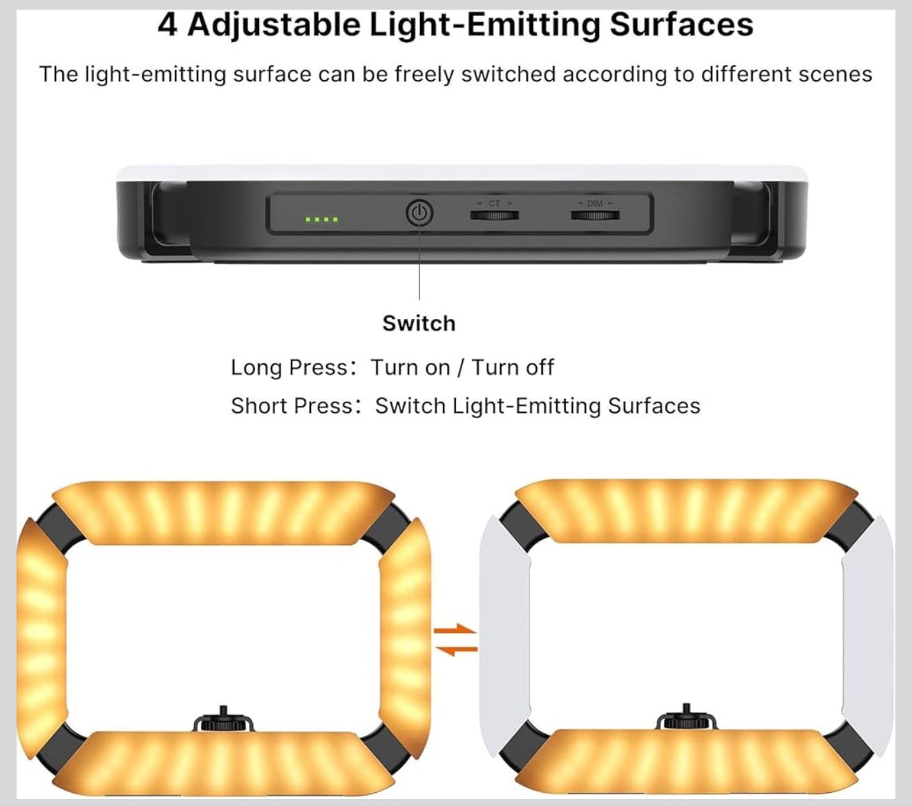 YM200 Creator Pro Video Rig & LED Light (8000mAh)