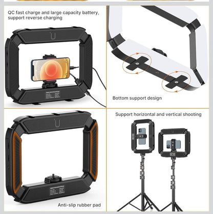 YM200 Creator Pro Video Rig & LED Light (8000mAh)