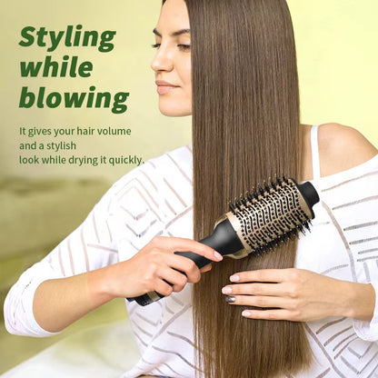 WAIKIL 2000W Hot Air Brush – 1-Step Blow Dry & Style | Ceramic | 3 Heat Settings