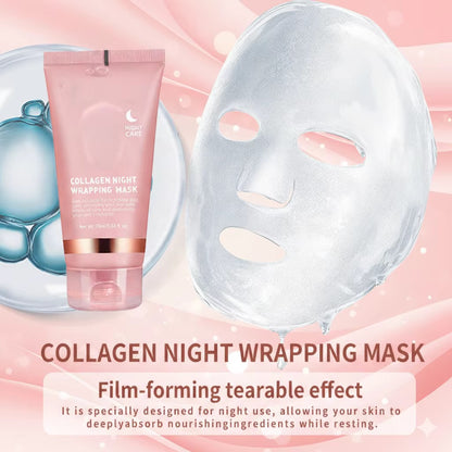 Collagen Night Wrapping Face Mask – Firming, Moisturising & Exfoliating