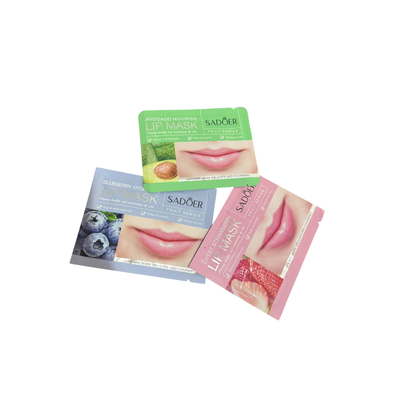 Sadoer Fruit Series Lip Mask | Hydrating | Fades Wrinkles | Brightens | 3 Variants