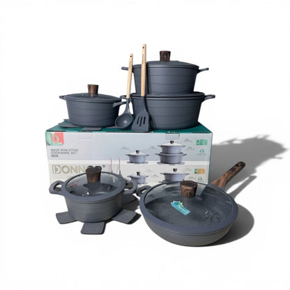 The Chef’s Pride 15-Piece Granite Cookware Set