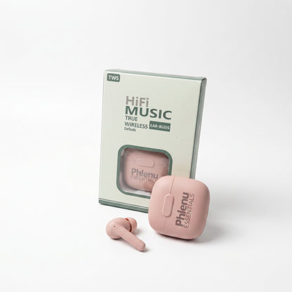 Phlenu Essentials® True Wireless Earbuds (Bluetooth 5.3 | Noise Reduction | Smart Touch Controls)