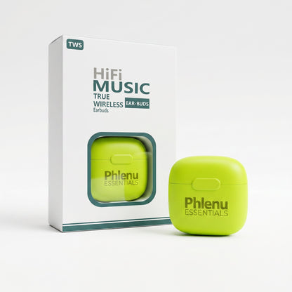 Phlenu Essentials® True Wireless Earbuds (Bluetooth 5.3 | Noise Reduction | Smart Touch Controls)
