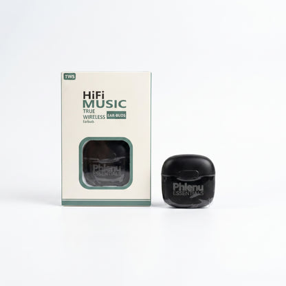 Phlenu Essentials® True Wireless Earbuds (Bluetooth 5.3 | Noise Reduction | Smart Touch Controls)