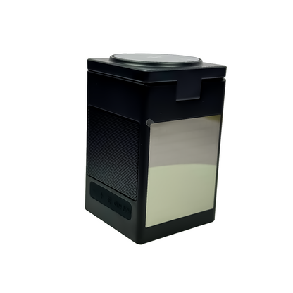 6-in-1 Pixel Animation Wireless Charger & Bluetooth Speaker – Charges Phone, Smartwatch & Earphones