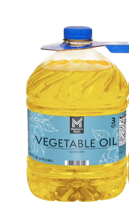 Member’s Mark™ Vegetable Oil – 2 Pack (3QT Each)  192 oz