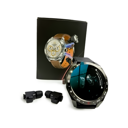 2-in-1 Smart Watch + Built-In Bluetooth Earbuds | 1.52” HD Screen | 100+ Sports Modes | AI Voice Assistant