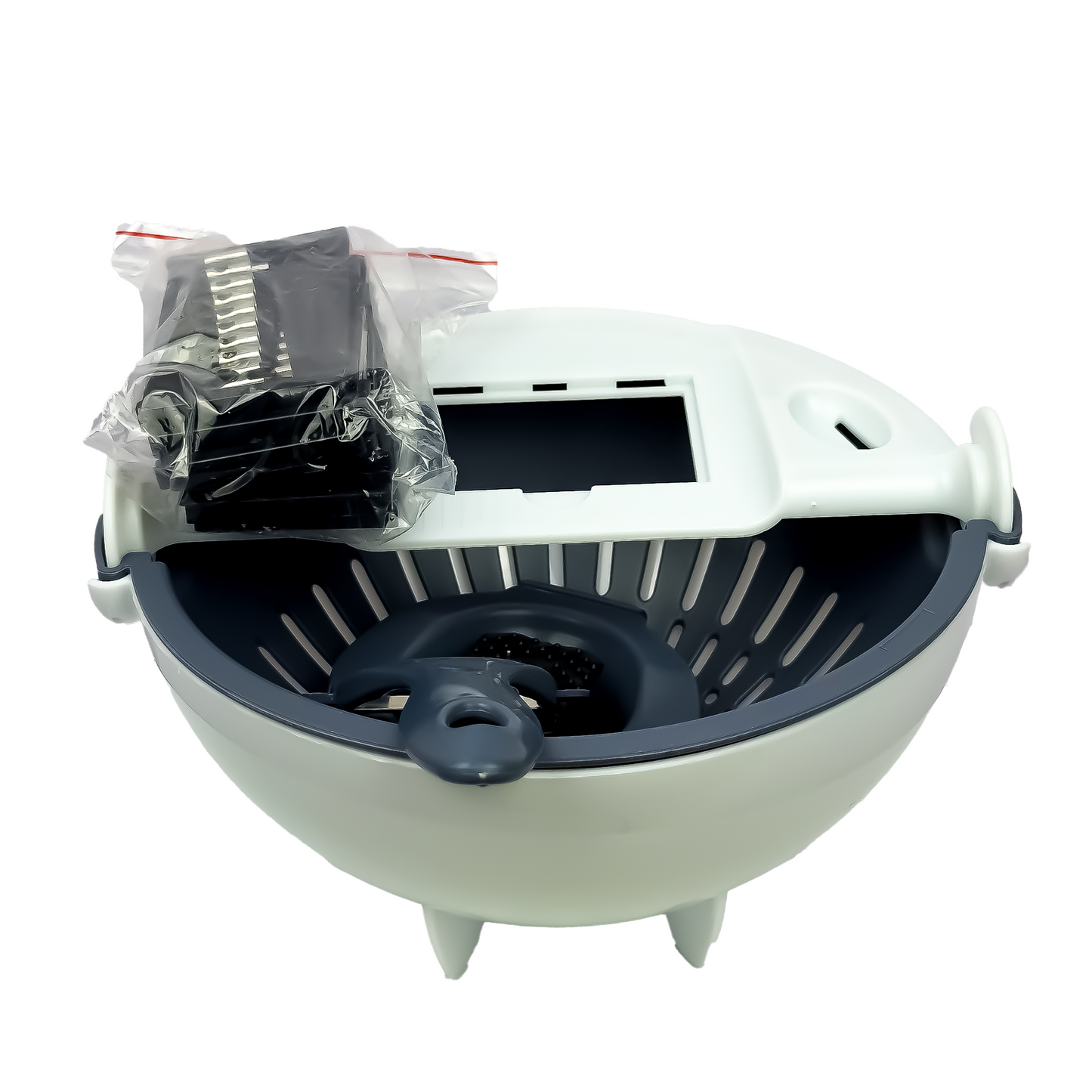 9-in-1 Multifunctional Vegetable Chopper, Cutter & Slicer With Draining Basket