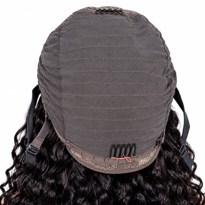 5×5 HD Lace Closure Wig | Water Wave | Natural Color | 180% Density | 20 Inch