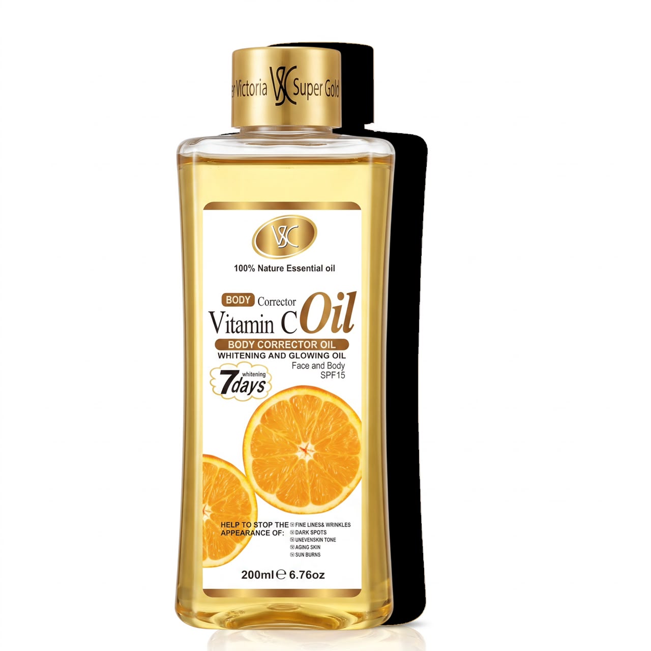 Vitamin C Brightening Face & Body Oil | Glow-Boosting Treatment