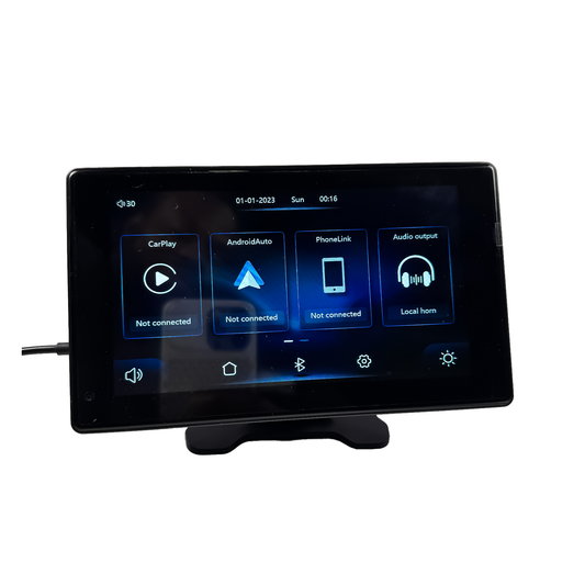 Portable Smart Car Touchscreen Monitor with Apple CarPlay & Android Auto