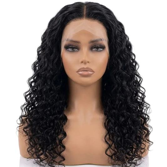 5×5 HD Lace Closure Wig | Water Wave | Natural Color | 180% Density | 20 Inch