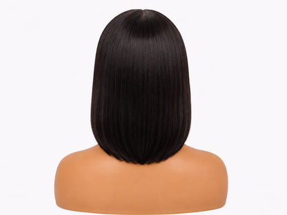 5×5 HD Lace Closure Bob Wig | Straight | Natural Color | 180% Density | 10 Inch
