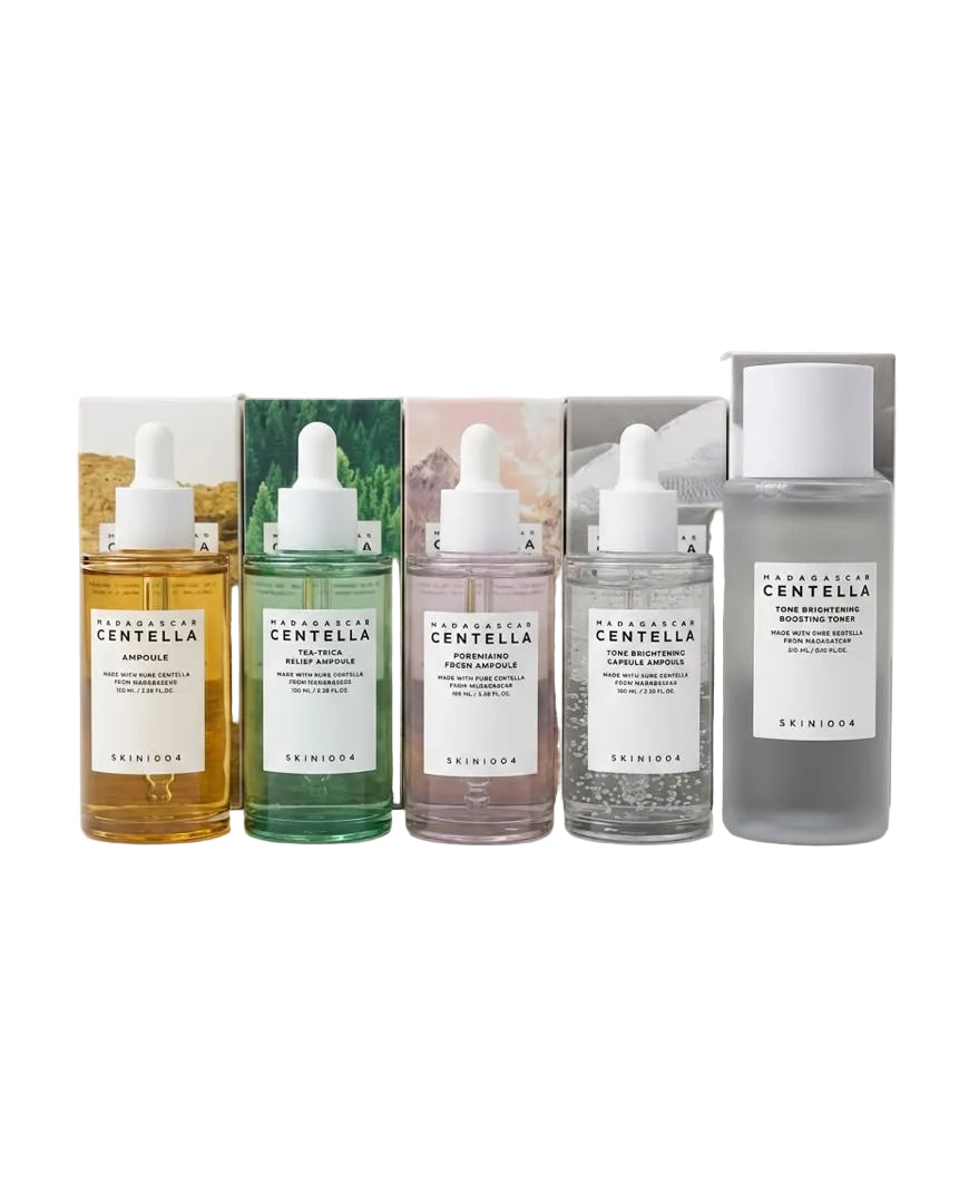 Centella Ampoule Serum | Soothing, Brightening & Hydrating | 5 Formulas