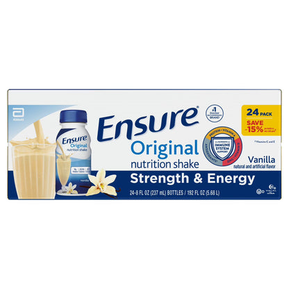 Ensure® Original Nutrition Shake 24 Pack — Vanilla Flavor 🥛