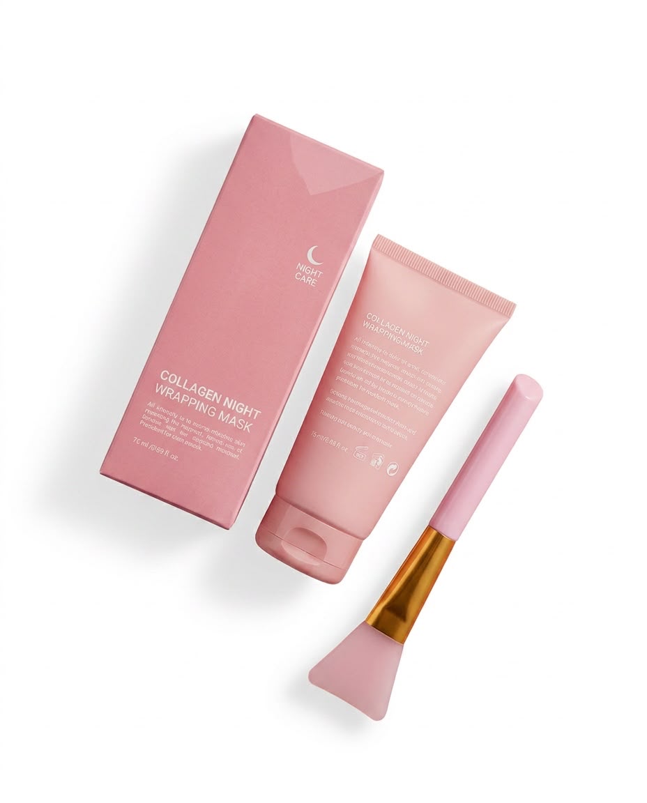 Collagen Night Wrapping Face Mask – Firming, Moisturising & Exfoliating