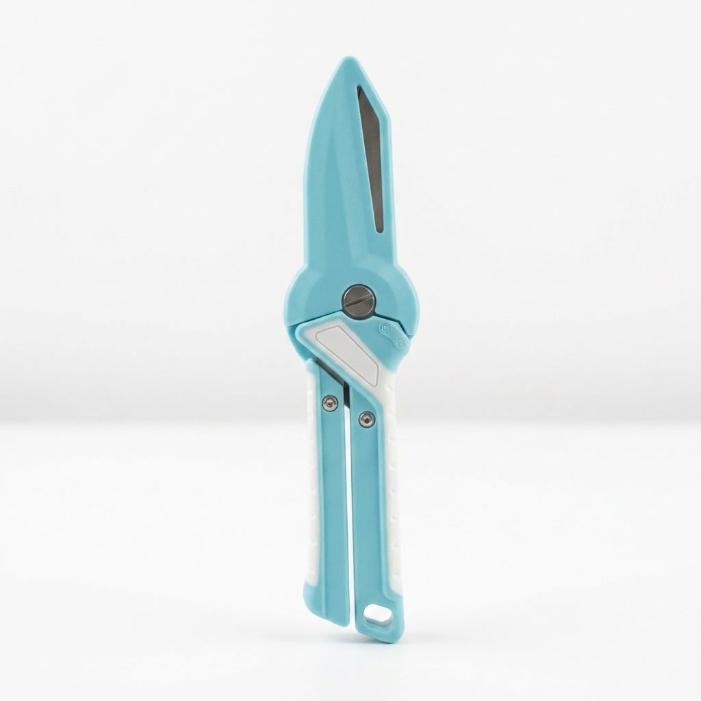 Dual-Purpose Kitchen Scissors | Bone Shears & Knife | Magnetic Storage | Serrated Blade | 3CR14