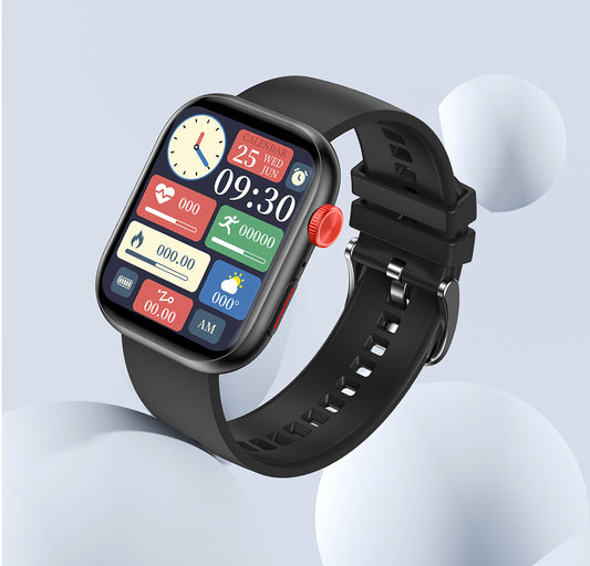 Smart Watch – 2.01-Inch Full Color Display, AI Voice Assistant, Custom Phlenu Strap & Buckle