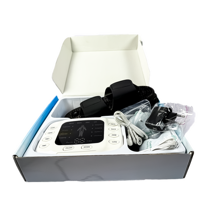 Digital Therapy Full-Body Massager With Foot Pads & Slippers