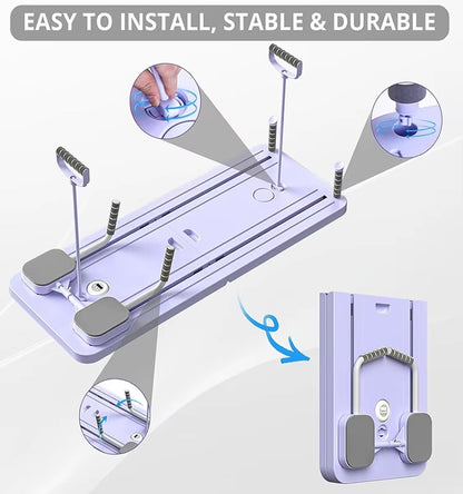 5-in-1 Foldable Pilates Reformer Board – Total Body Trainer
