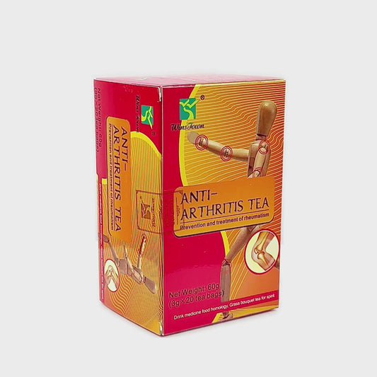 WinsTown Arthritis Herbal Tea – 20 Tea Bags, 60g | Plant-Based Joint Relief Infusion