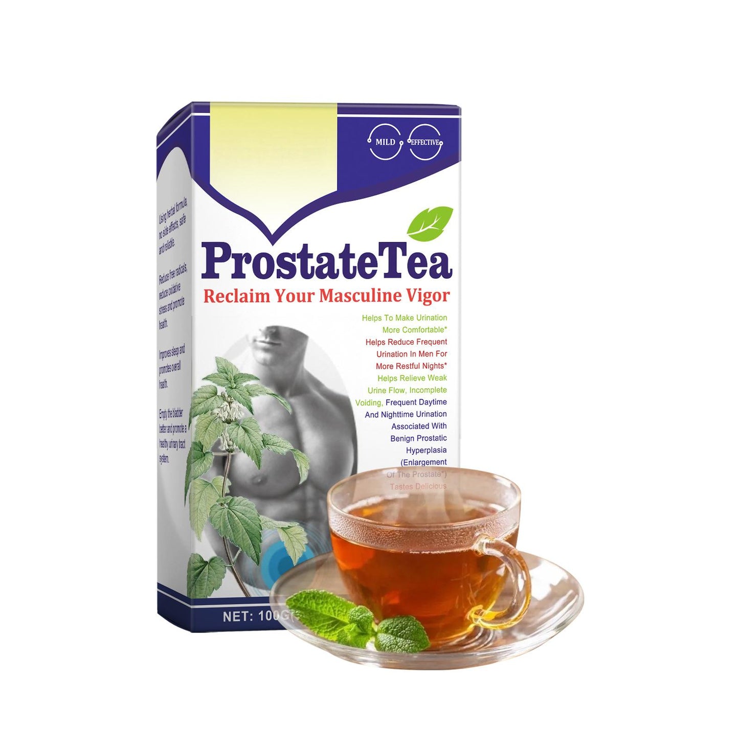 WinsTown® Prostate Tea – Natural Herbal Support for Men’s Prostate Health (5g × 30 Bags)