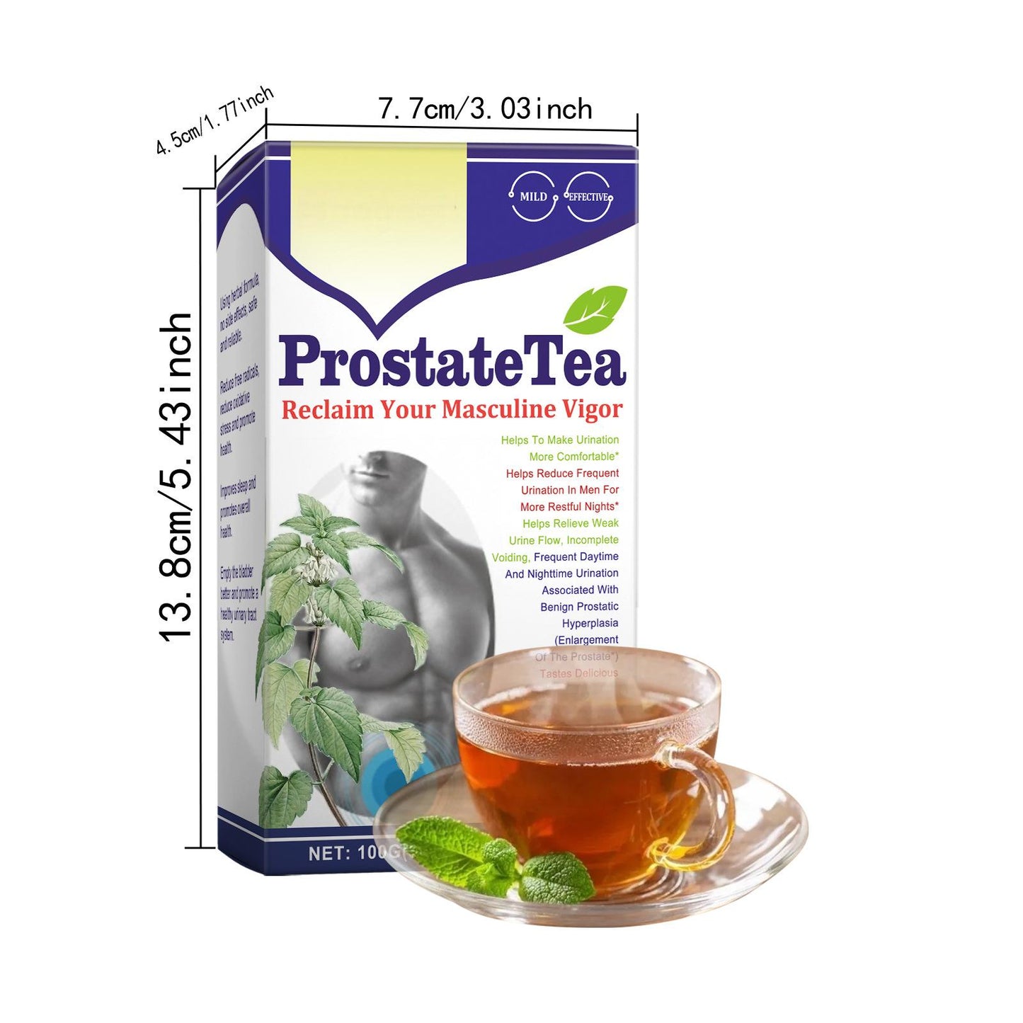WinsTown® Prostate Tea – Natural Herbal Support for Men’s Prostate Health (5g × 30 Bags)