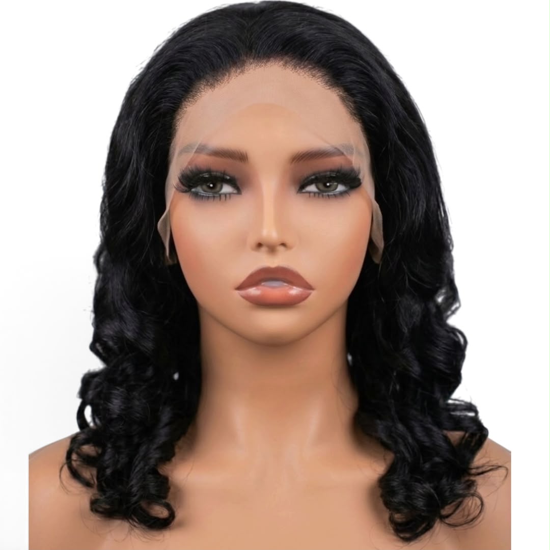 13×4 HD Lace Frontal Wig | Bouncy Curls | Natural Color | 180% Density | 20 Inch