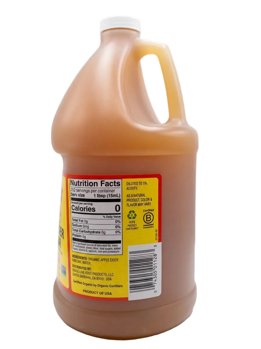 Bragg Organic Apple Cider Vinegar with the Mother – Raw & Unfiltered